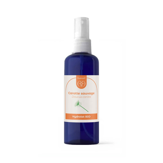 hydrolat carotte bio, régénérante cellulaire peau et foie